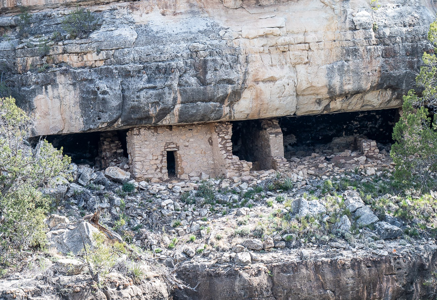 Sinagua cliff dwelling intact door