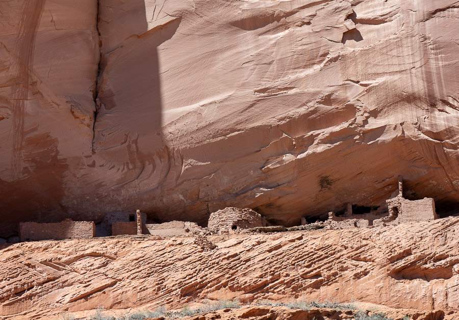 Ancestral Puebloans ruins in Canyon de Chelly