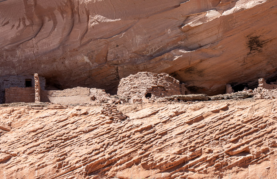 Ancestral Puebloans ruins in Canyon de Chelly
