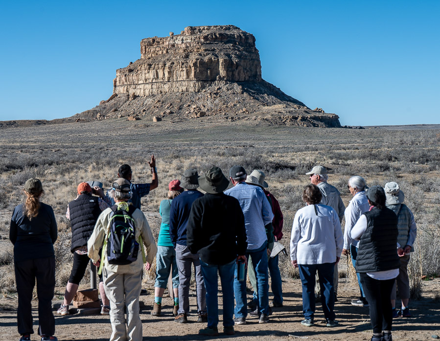 Fajada Butte - Chaco Canyon famous for Sun Dagger rock/sun alignment